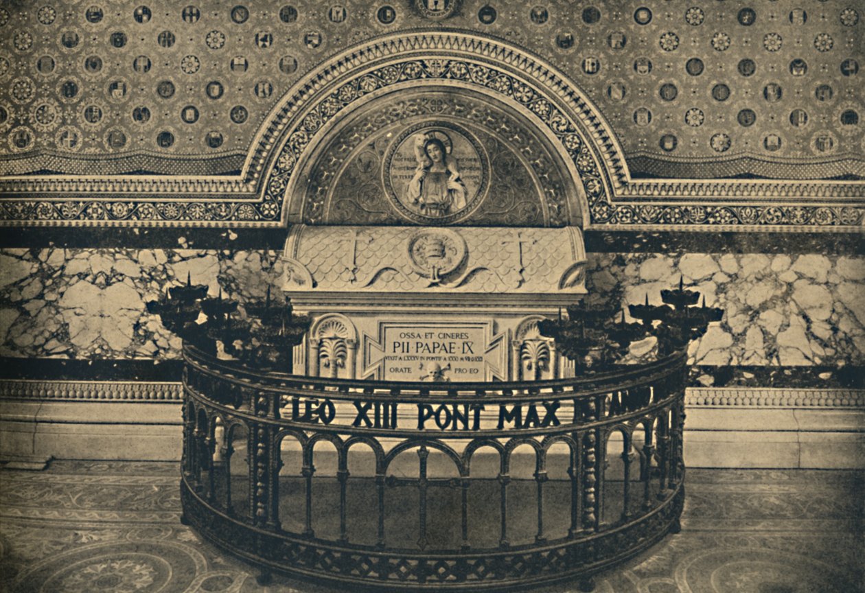 Roma - Bazylika św. Wawrzyńca. - Grób Piusa IX, 1910 autorstwa Unbekannt