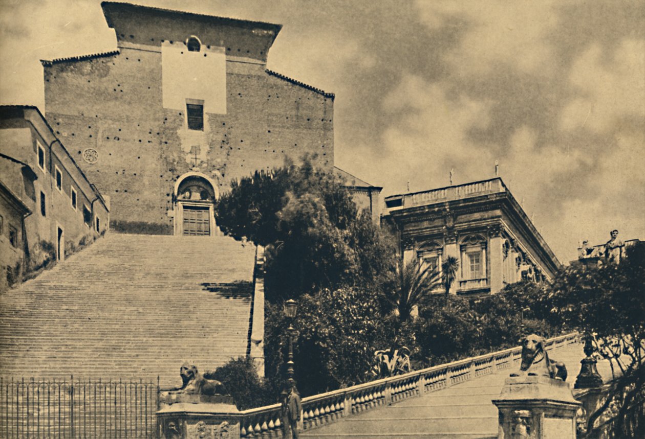 Roma - Kościół S. Maria in Aracoeli, na Kapitolu, 1910 autorstwa Unbekannt