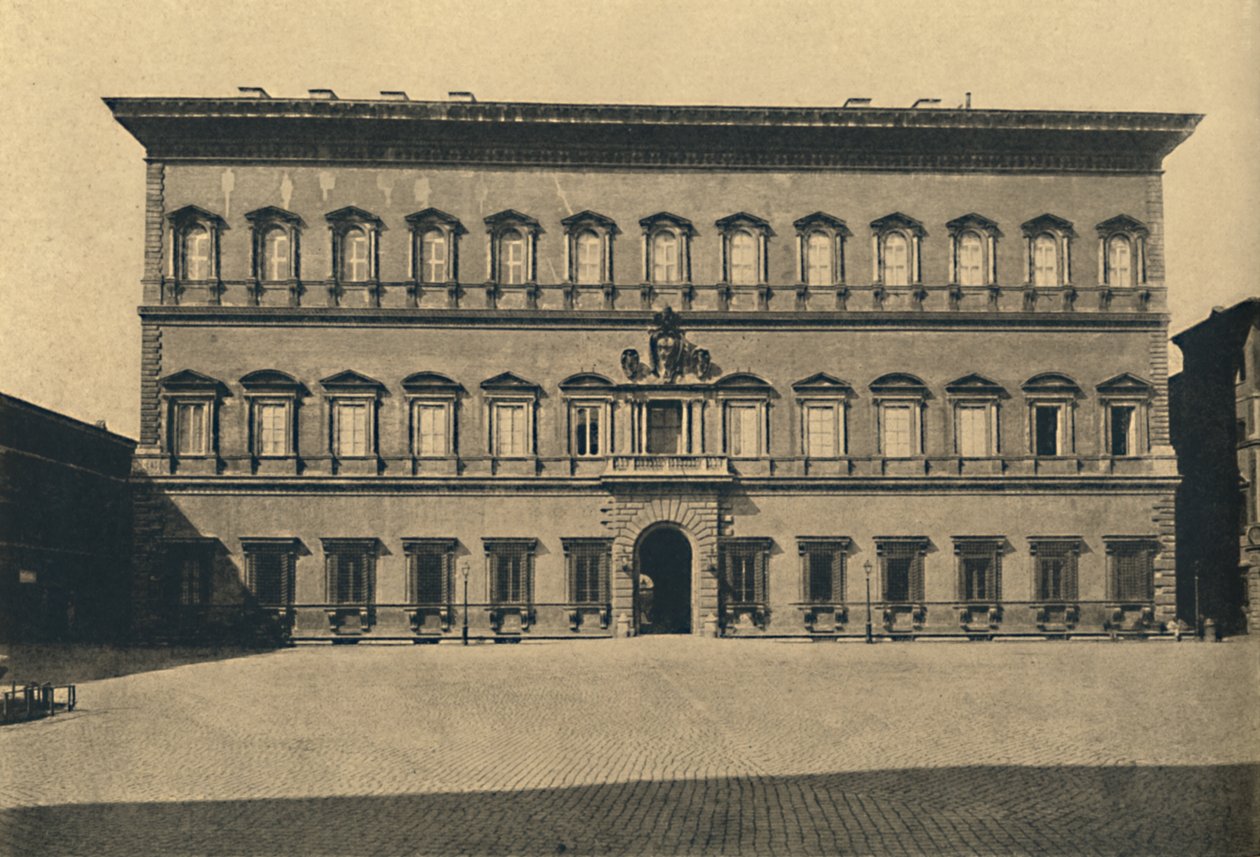 Roma - Pałac Farnese, 1910 autorstwa Unbekannt