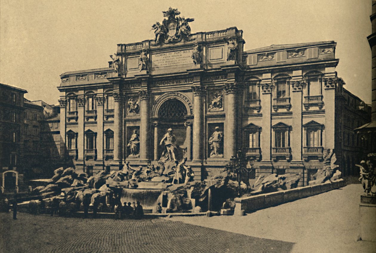 Roma - Fontanna di Trevi, 1910 autorstwa Unbekannt