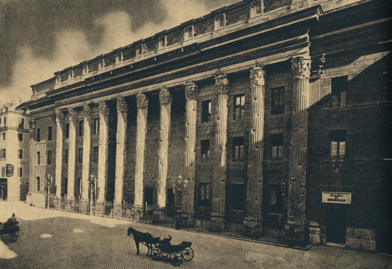 Rzym - Piazza di Pietra, 1910 autorstwa Unbekannt