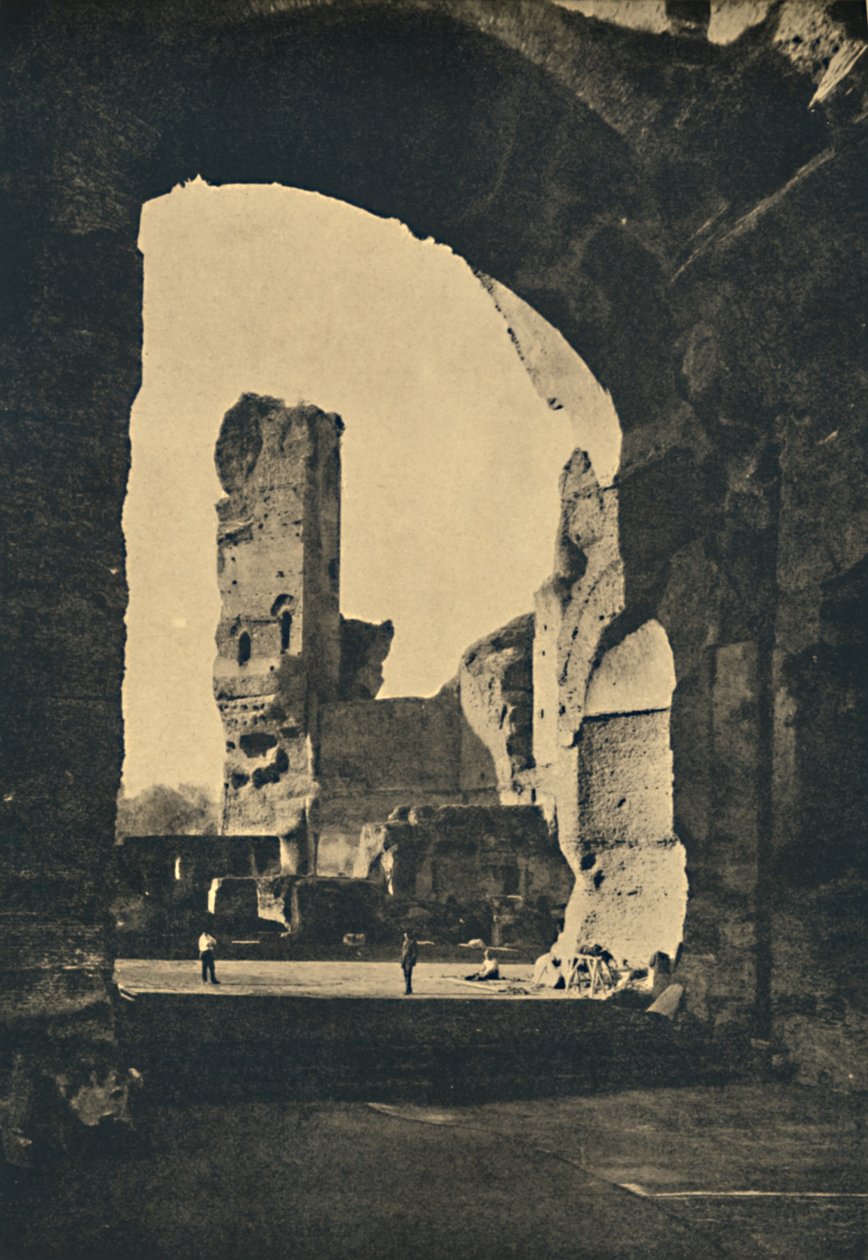 Roma - Pozostałości Term Karakalli na Drodze Appijskiej, 1910 autorstwa Unbekannt