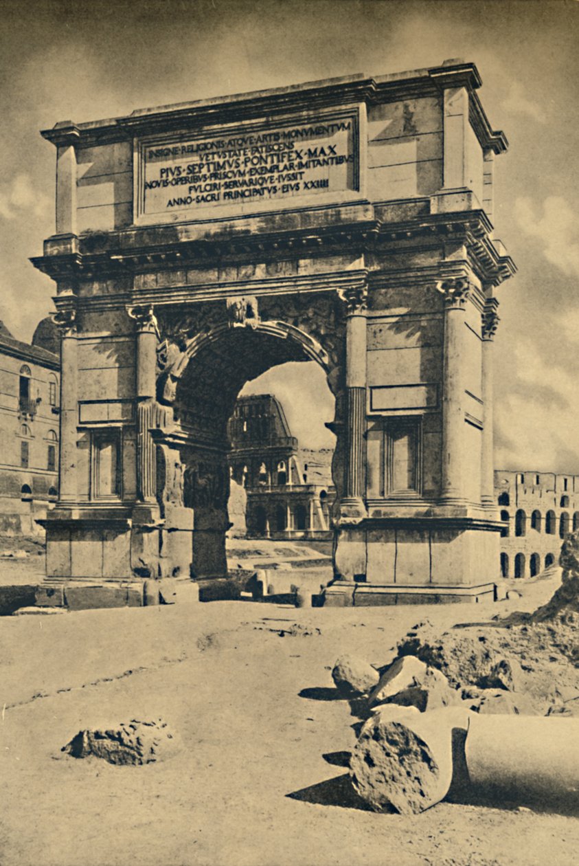 Roma - Forum Romanum - Łuk Tytusa, 1910. autorstwa Unbekannt