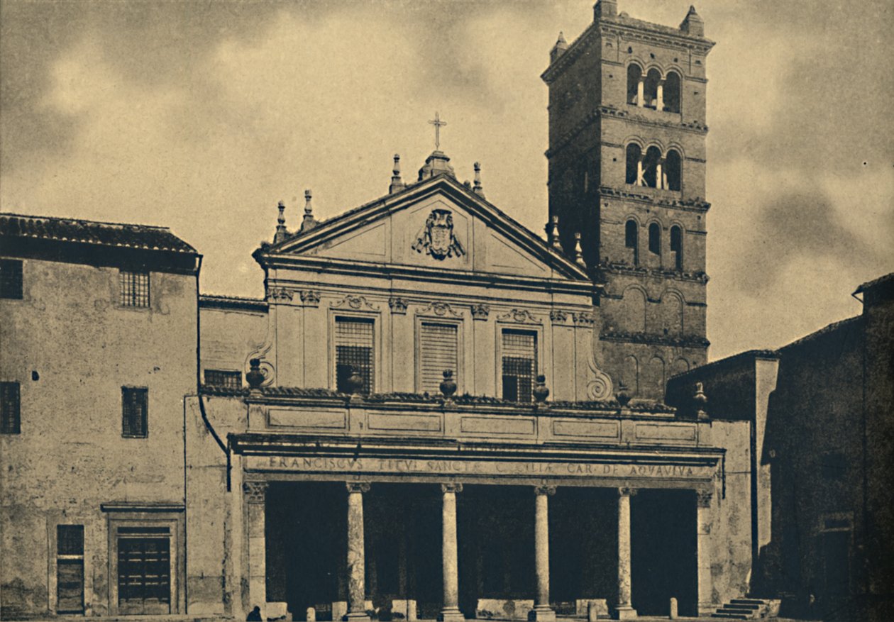 Roma - Kościół św. Cecylii, 1910 autorstwa Unbekannt