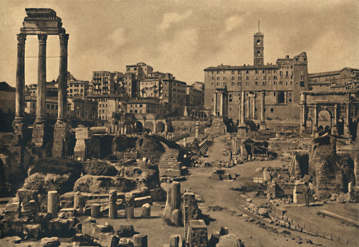 Roma – Forum Romanum i Kapitol, 1910 autorstwa Unbekannt