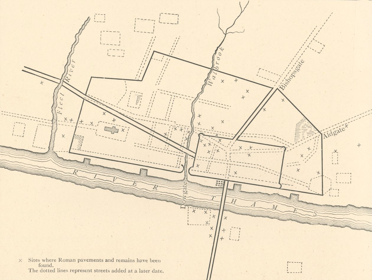 Rzymski Londyn, 1908 autorstwa Unbekannt