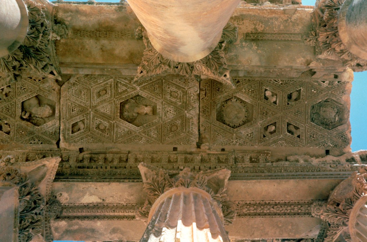 Rzymska Świątynia Bachusa, Baalbek, Liban, II wne autorstwa Unbekannt