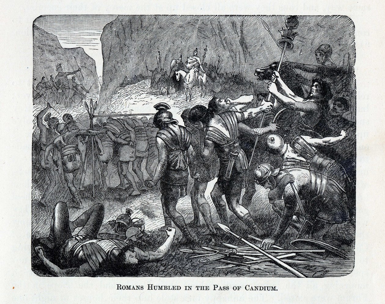 Rzymianie upokorzeni w przełęczy Caudium, 1882 r. autorstwa Unbekannt