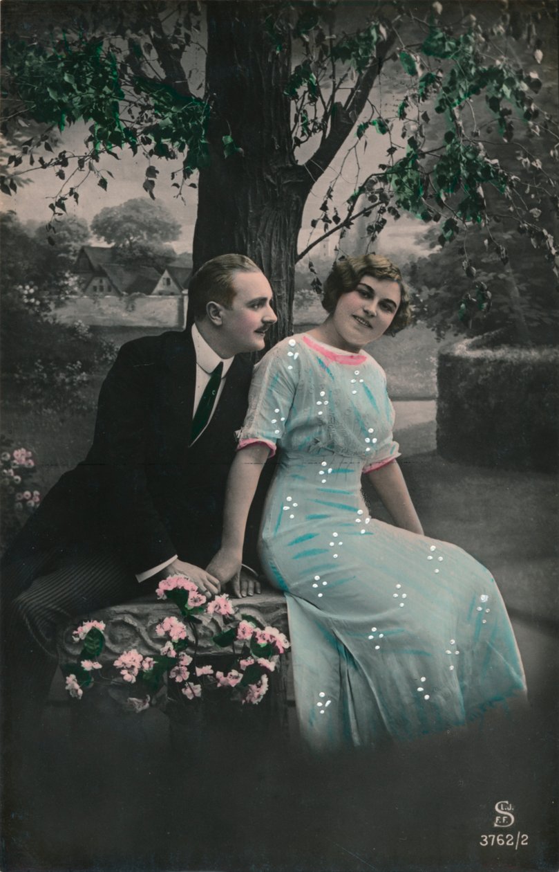 Romantyczna pocztówka, c1910 autorstwa Unbekannt