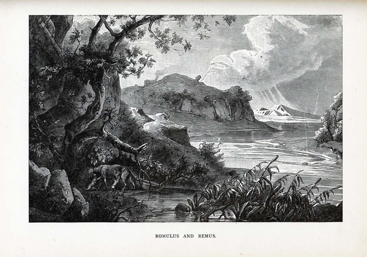 Romulus i Remus, 1882 autorstwa Unbekannt