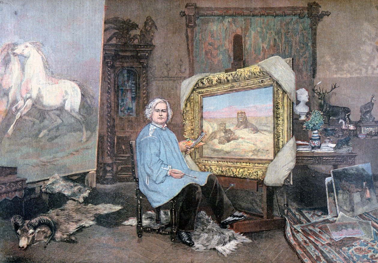 Rosa Bonheur w swojej pracowni, 1893 autorstwa Unbekannt