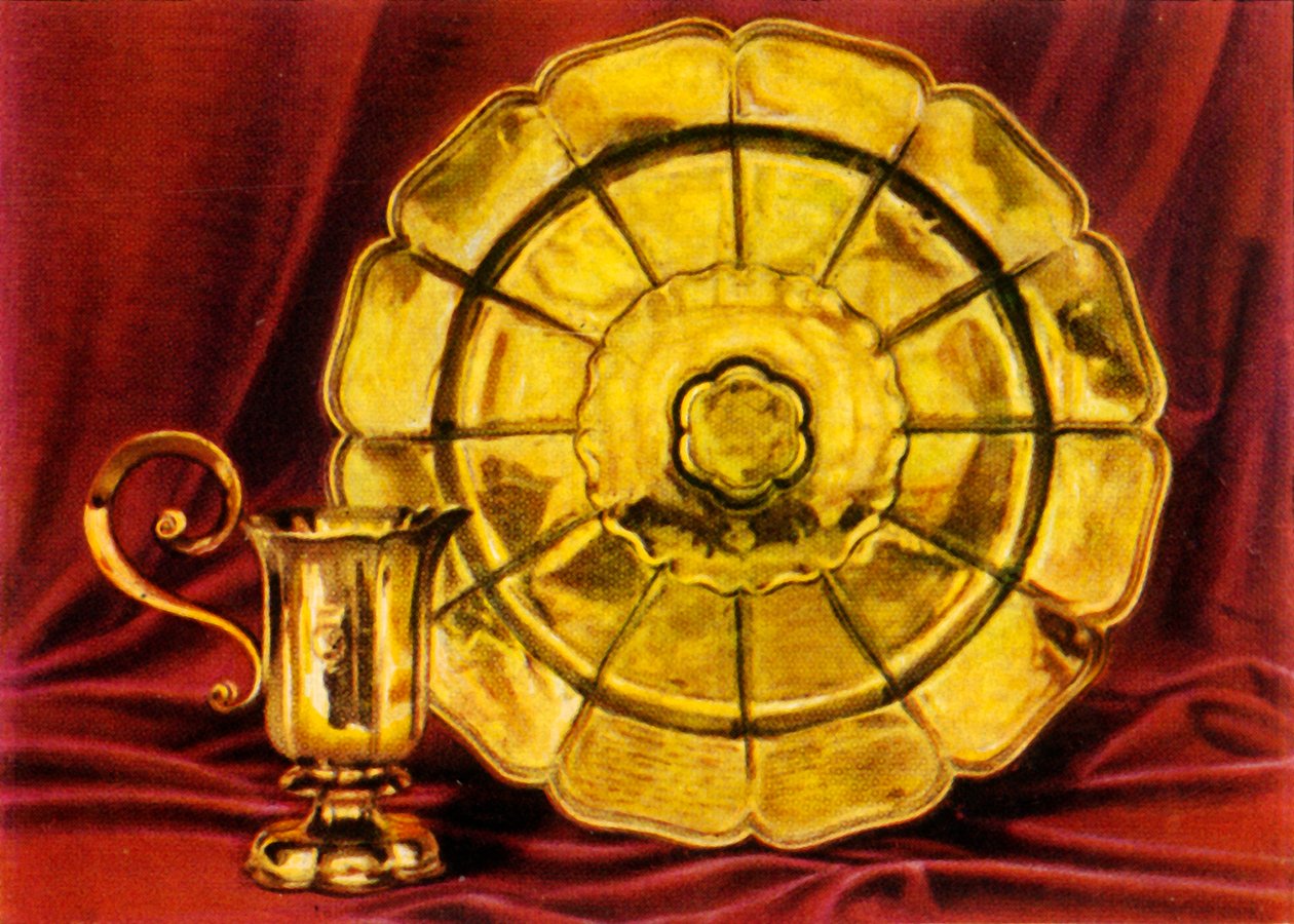 Ewer i basen z wodą różaną, 1938. autorstwa Unbekannt
