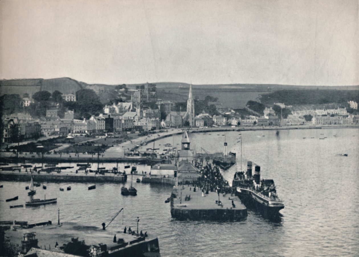 Rothesay - Lądowisko i esplanada, 1895 autorstwa Unbekannt