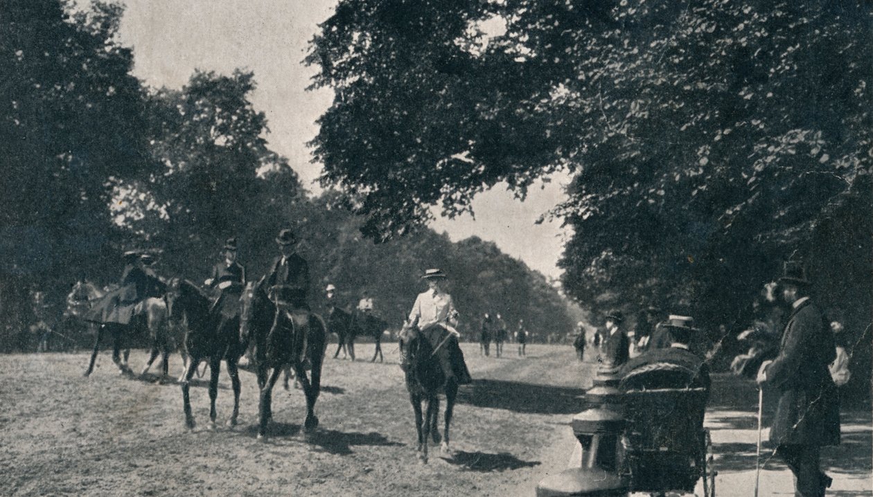 Rotten Row, Hyde Park, ok. 1900 autorstwa Unbekannt