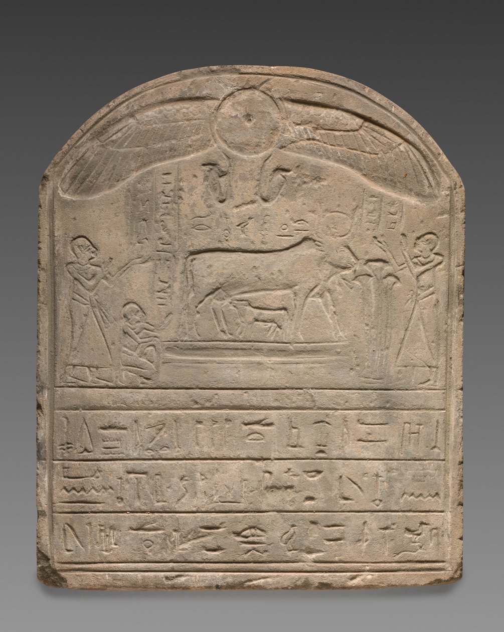 Stela z okrągłym zakończeniem, 332 BC-AD 395. autorstwa Unbekannt