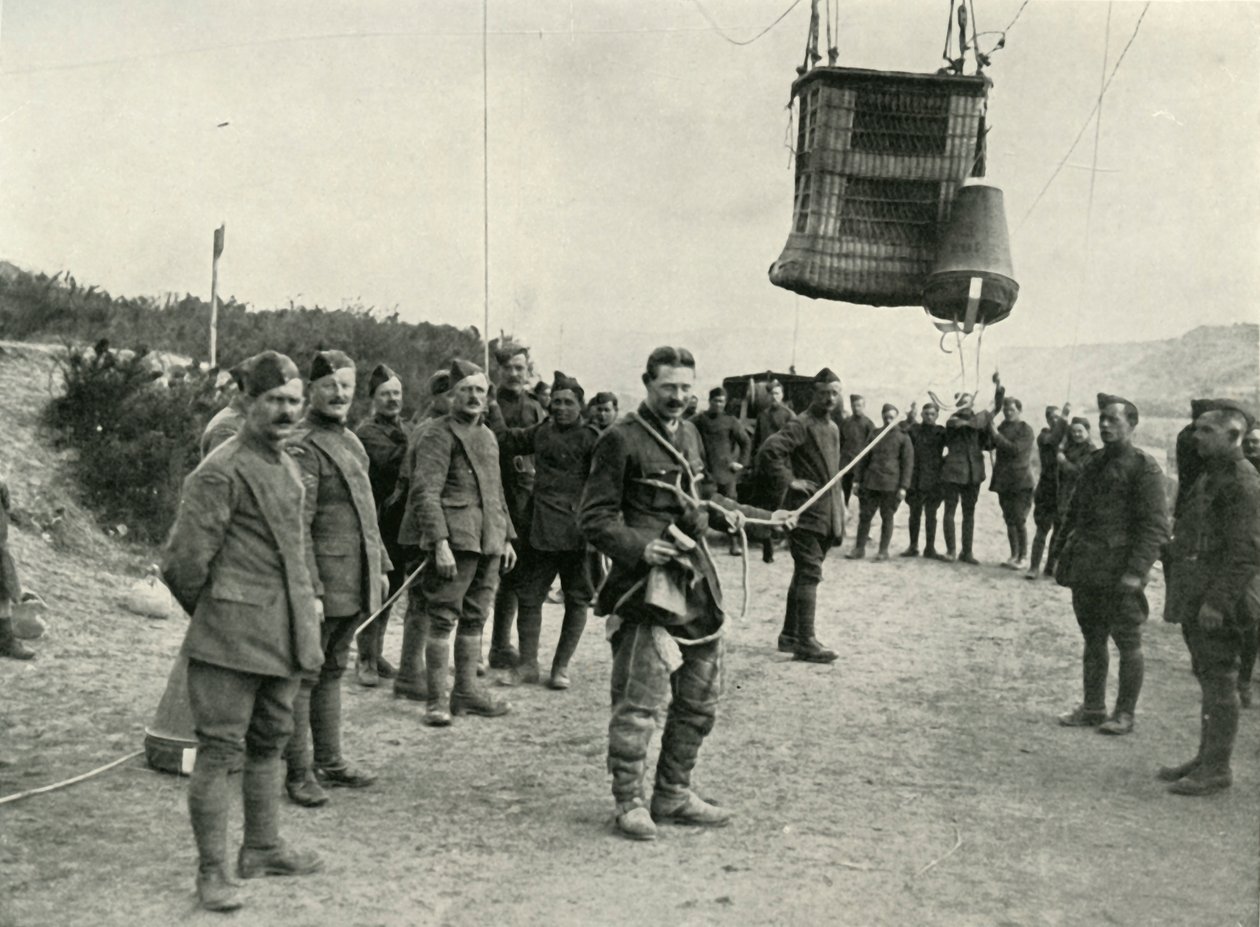 Balony latawców Royal Field Artillery były oczami naszych dział we Francji, 1919. autorstwa Unbekannt