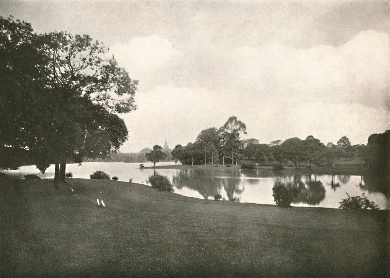 Królewskie Jeziora, Rangun, 1900. autorstwa Unbekannt