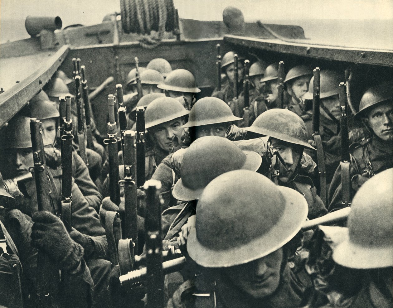 Royal Marines na pokładzie desantu, II wojna światowa, c1939-c1943 1944. autorstwa Unbekannt
