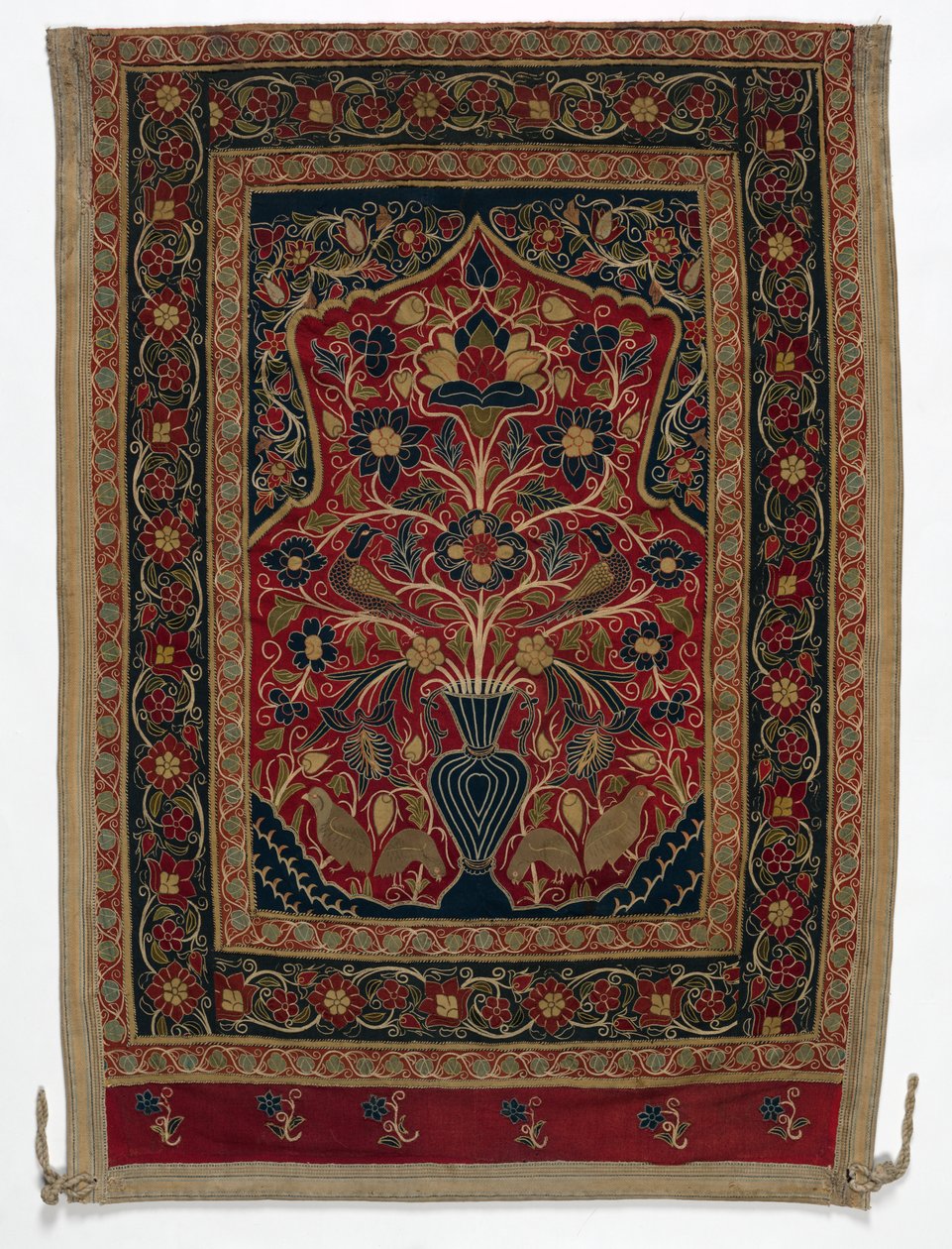 Okrągły namiot królewski wykonany dla panelu ściennego Muhammad Shah z jednym panelem B, 1834-1848. autorstwa Unbekannt
