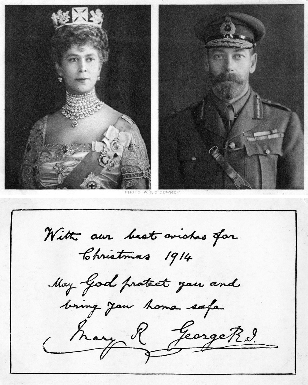 Królewska kartka świąteczna dla wojsk brytyjskich, 1914 autorstwa Unbekannt