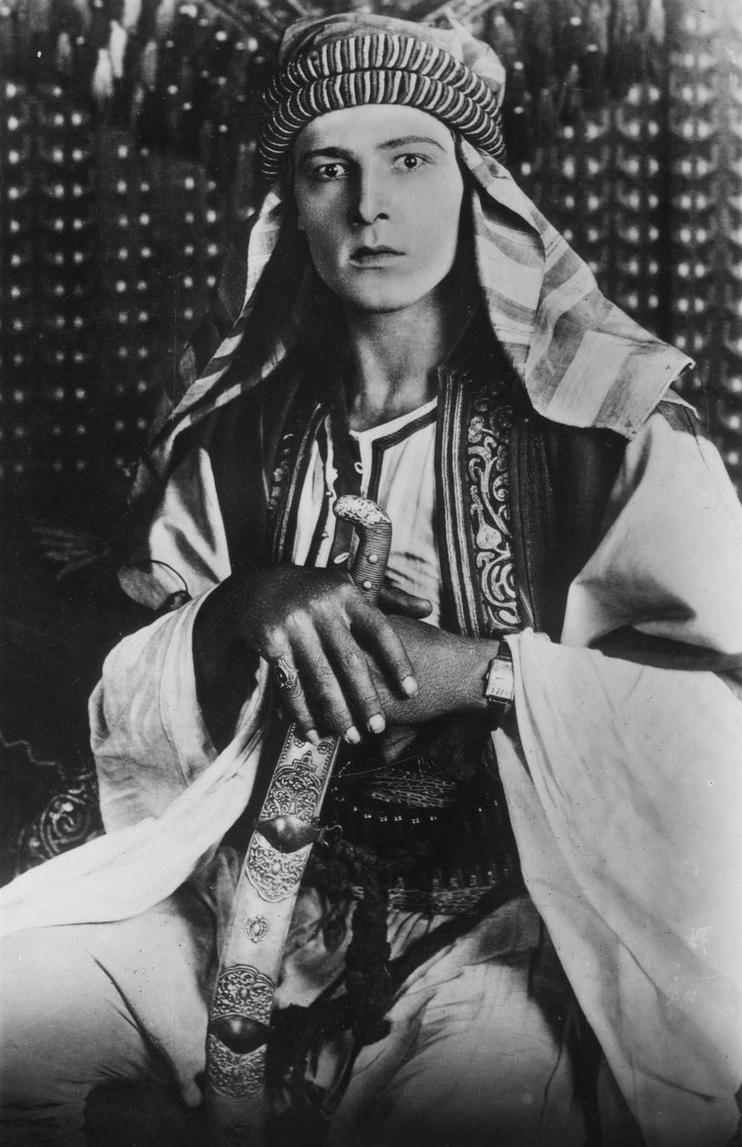 Rudolph Valentino 1895-1926 w Szejku, 1921 autorstwa Unbekannt