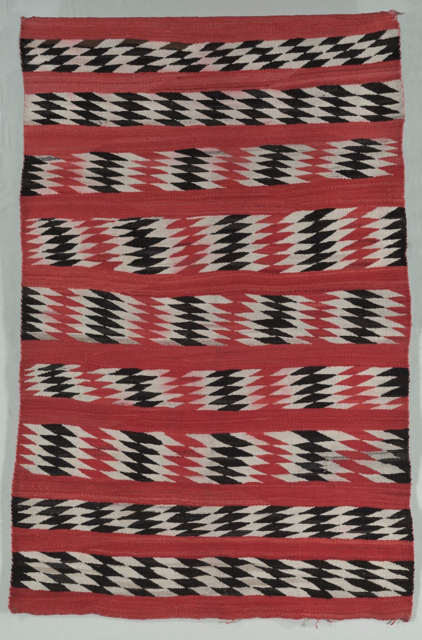 Dywan przepasany diamentowymi paskami, ok. 1900 1890-1900. autorstwa Unbekannt