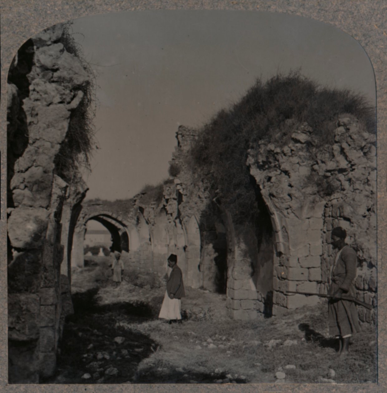 Ruiny kościoła krzyżowców, Ramleh, ok. 1900 autorstwa Unbekannt
