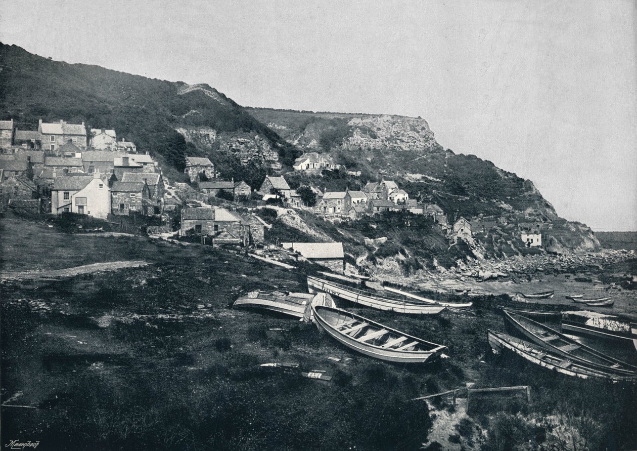 Runswick – Wioska na Klifach, 1895 autorstwa Unbekannt