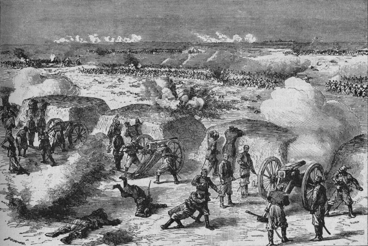 Rosyjski atak na turecką redutę, 1902 autorstwa Unbekannt