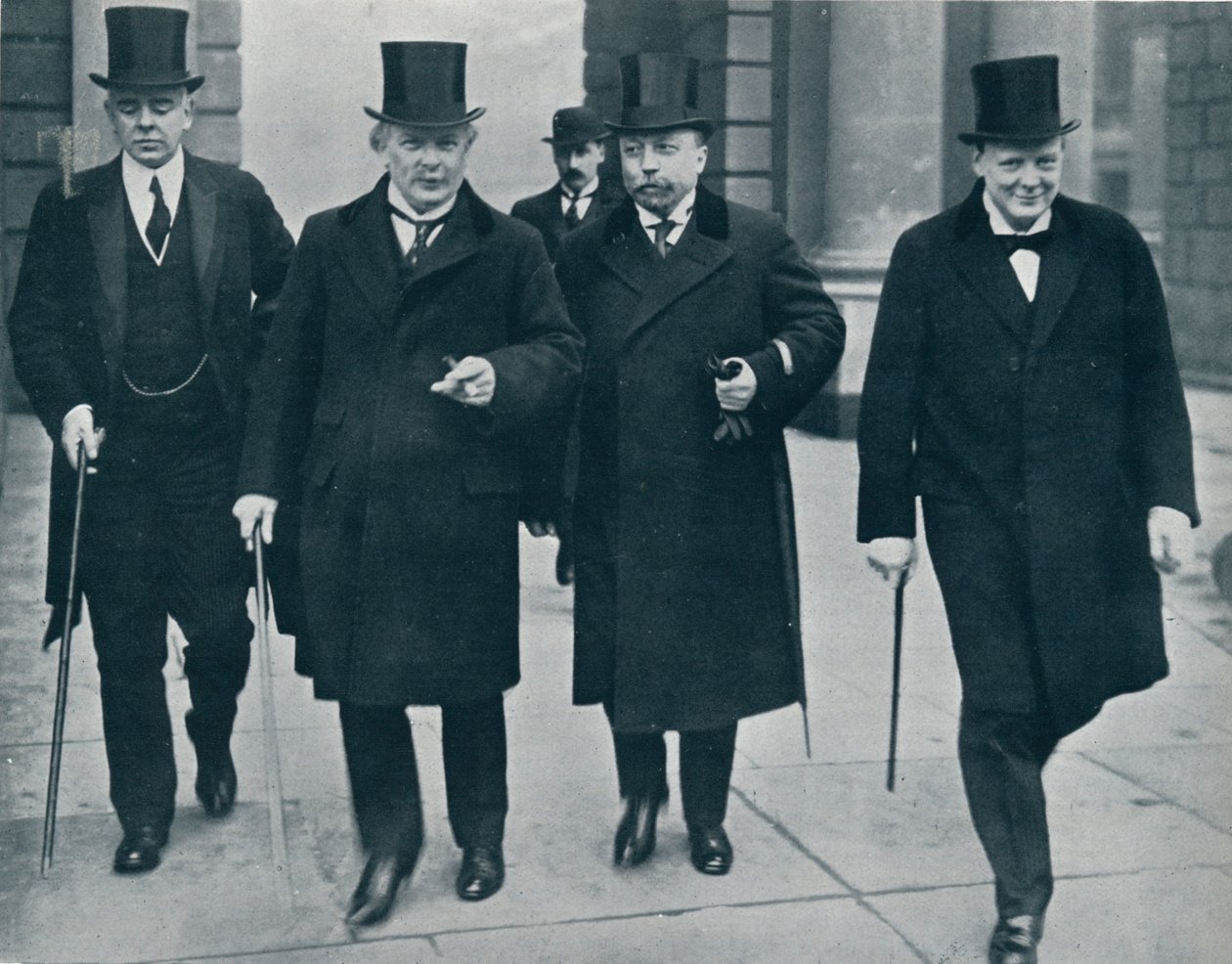 Rosyjski minister finansów w Anglii: M. Bark w drodze do Izby Gmin, 1914 autorstwa Unbekannt