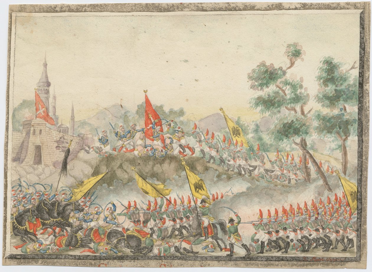 Armia rosyjska zdobyła twierdzę Izmail w 1790, 1829 autorstwa Unbekannt
