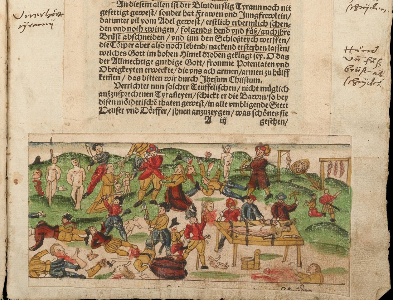 Rosyjskie okrucieństwa w Inflantach w 1578 r. Ze zbioru przesłań Johanna Jakoba Wicka... autorstwa Unbekannt