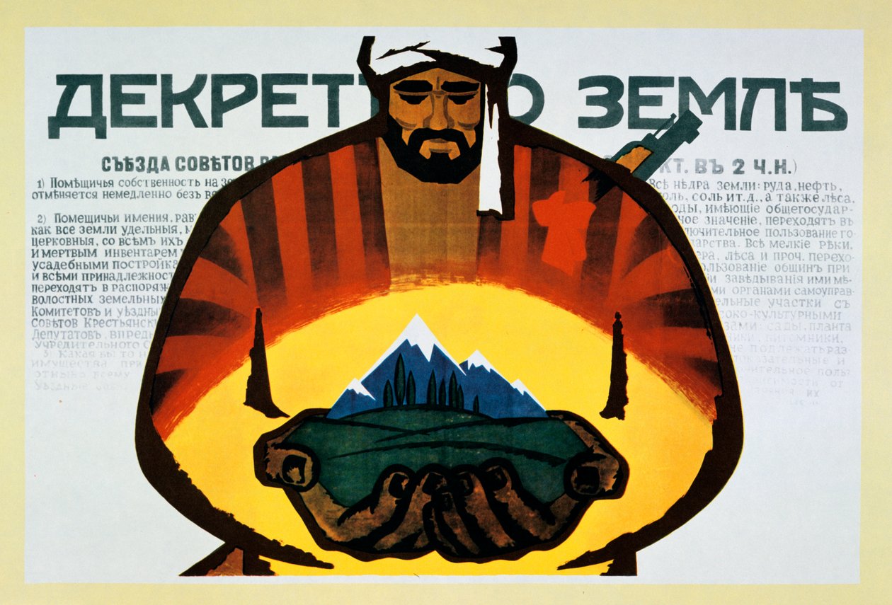 Plakat rosyjski, XX wiek autorstwa Unbekannt