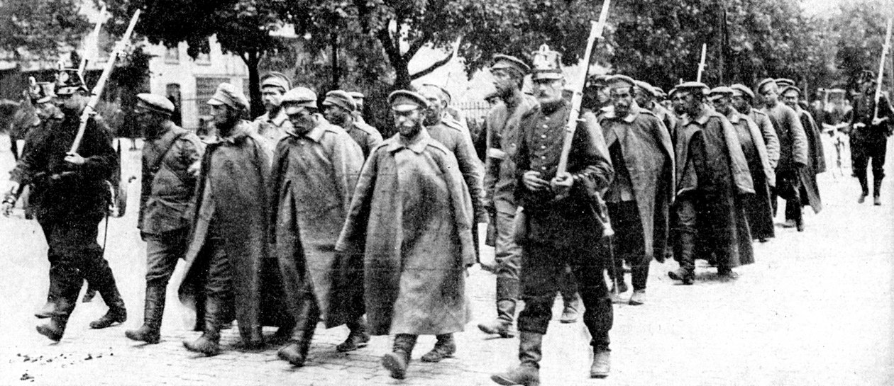 Więźniowie rosyjscy, Prusy Wschodnie, I wojna światowa, 1914 autorstwa Unbekannt