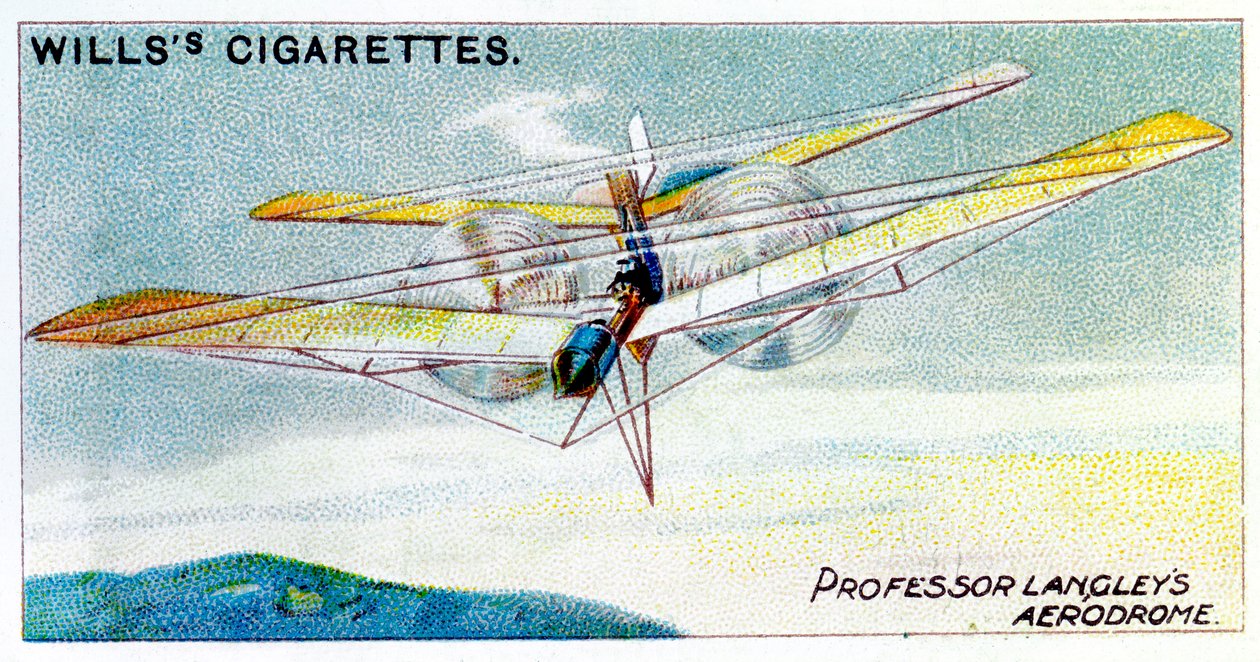 Model samolotu parowego SP Langleys Aerodrome, c1896 autorstwa Unbekannt