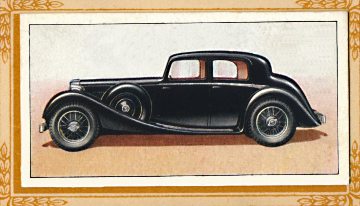 SS Jaguar 2 12-litrowy sedan, c1936 autorstwa Unbekannt