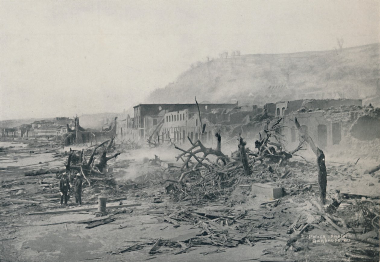 S. Pierre po wybuchu, 1916 autorstwa Unbekannt