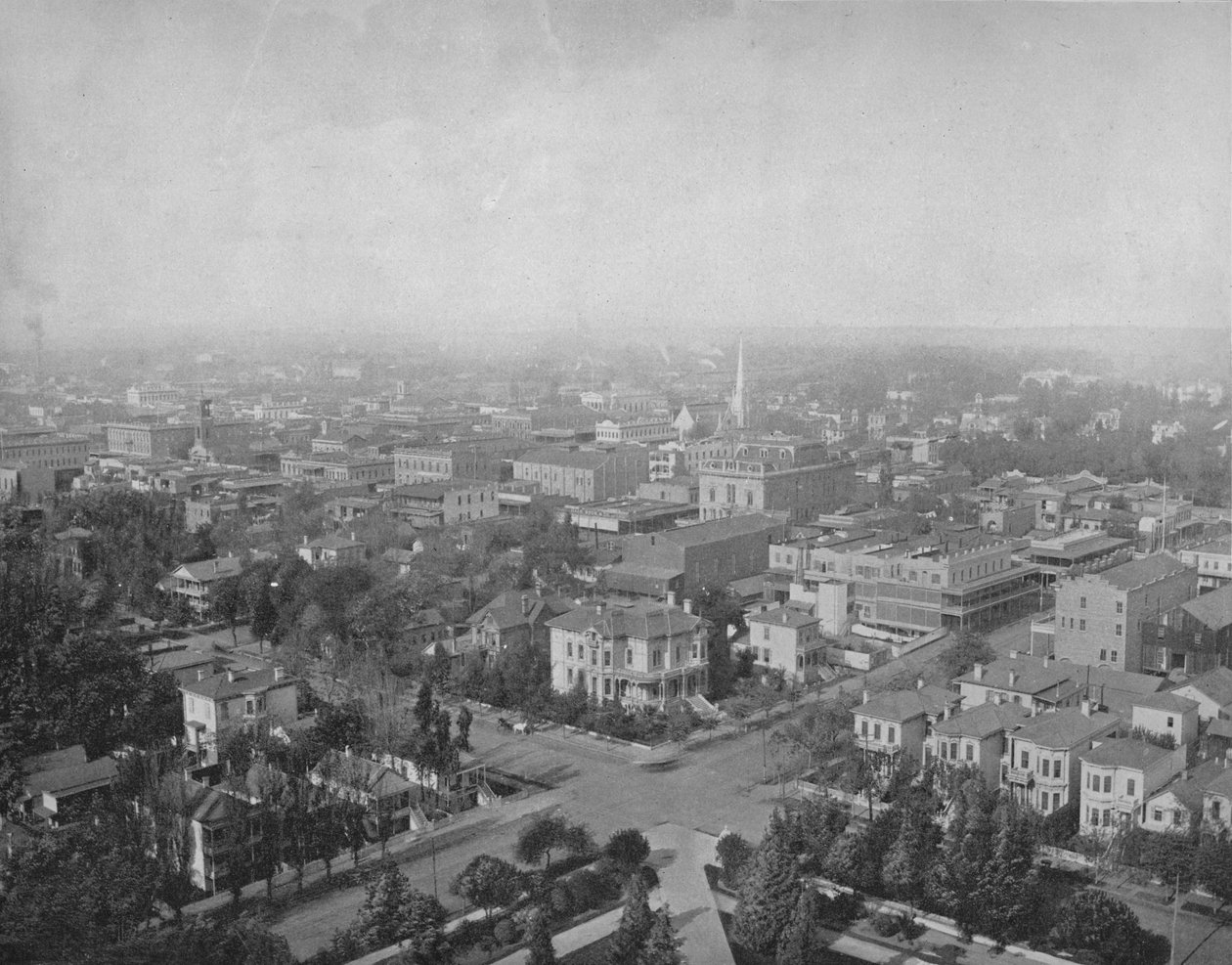 Sacramento, Cal., z Kopuły Kapitolu, c1897. autorstwa Unbekannt