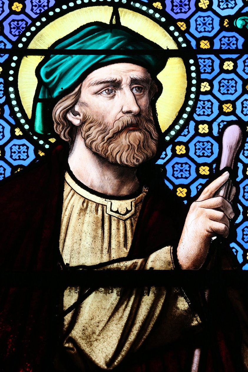 Kościół Najświętszego Serca. Witraż. Jesse, 20160604, Moulins, Francja autorstwa Unbekannt