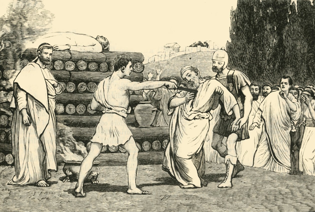 Ofiara Scaevoli, 1890. autorstwa Unbekannt