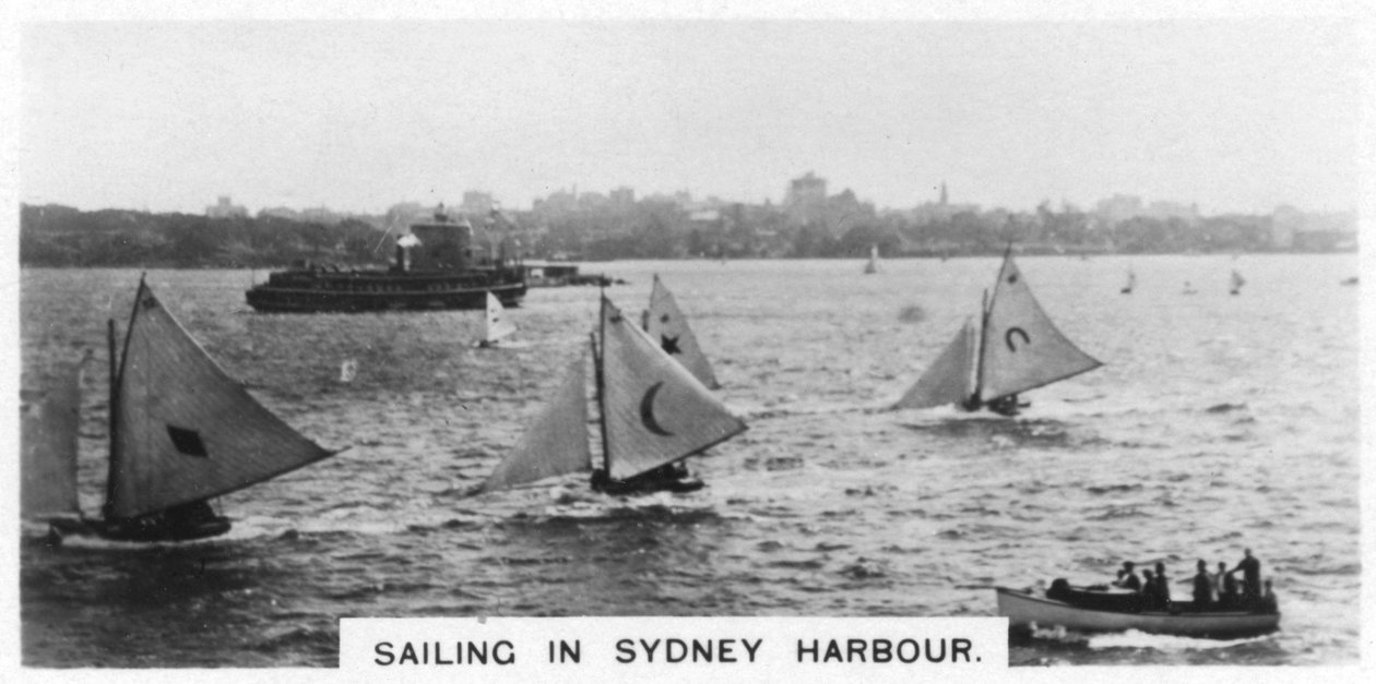 Żegluga w porcie Sydney, Australia, 1928 autorstwa Unbekannt