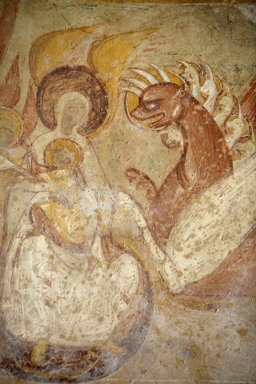 Obraz opactwa Saint-Savin: Apokalipsa, Saint-Savin-sur-Gartempe, Francja autorstwa Unbekannt
