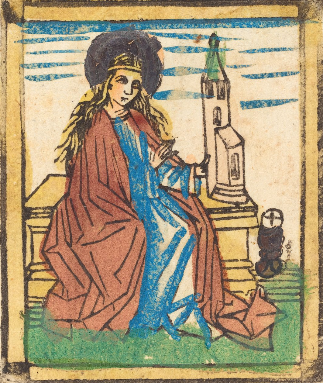 Św. Barbara, 14601470. autorstwa Unbekannt