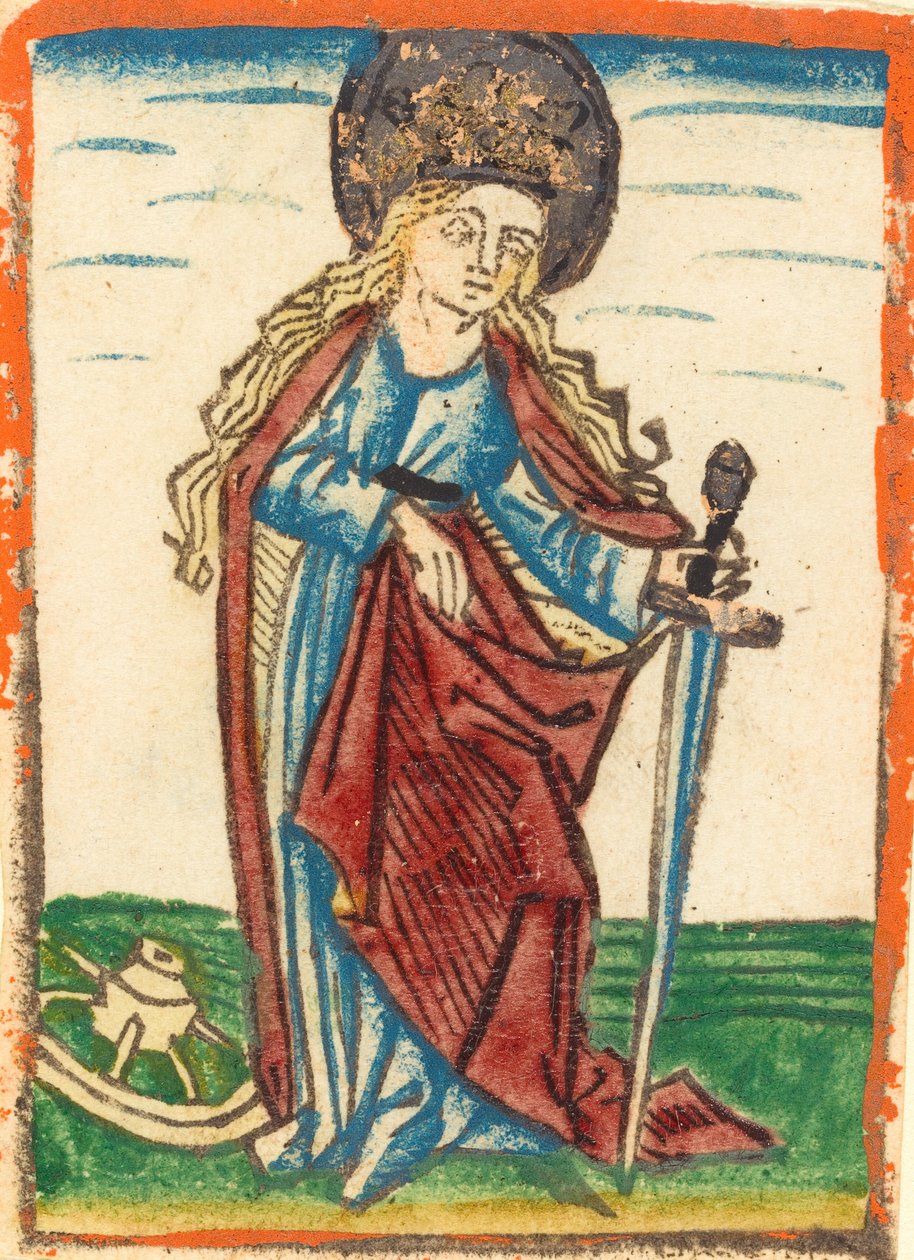 Św. Katarzyna, ok. 1480. autorstwa Unbekannt