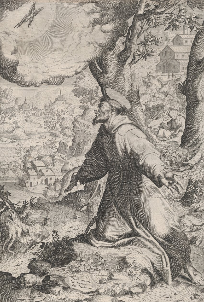 Stygmaty św. Franciszka, 1590-1620. autorstwa Unbekannt