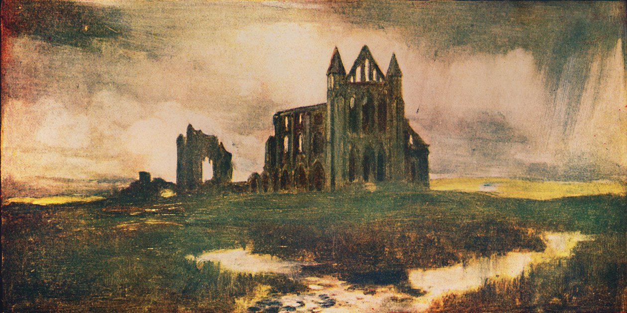 Opactwo św. Hildy, Whitby, 1912 r. autorstwa Unbekannt