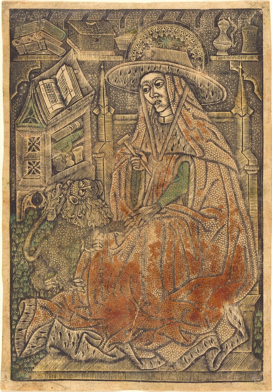 Święty Hieronim w swoim gabinecie, 14601470. autorstwa Unbekannt