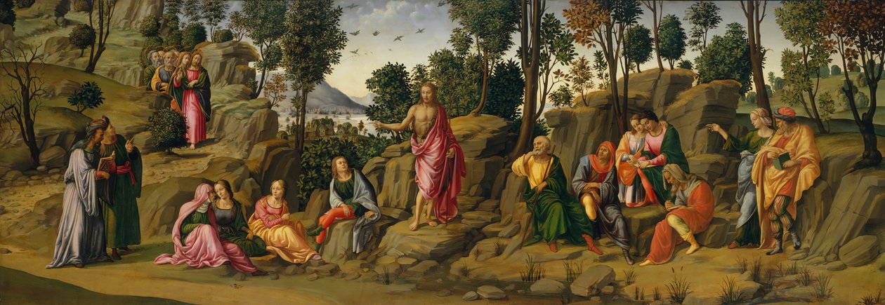 Św. Jan Chrzciciel dający świadectwo, ca. 1506-7. autorstwa Unbekannt