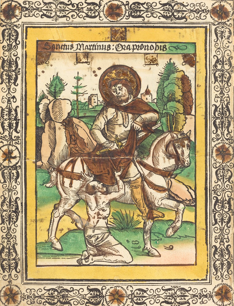Św. Marcin i żebrak, ok. 1930 1490. autorstwa Unbekannt