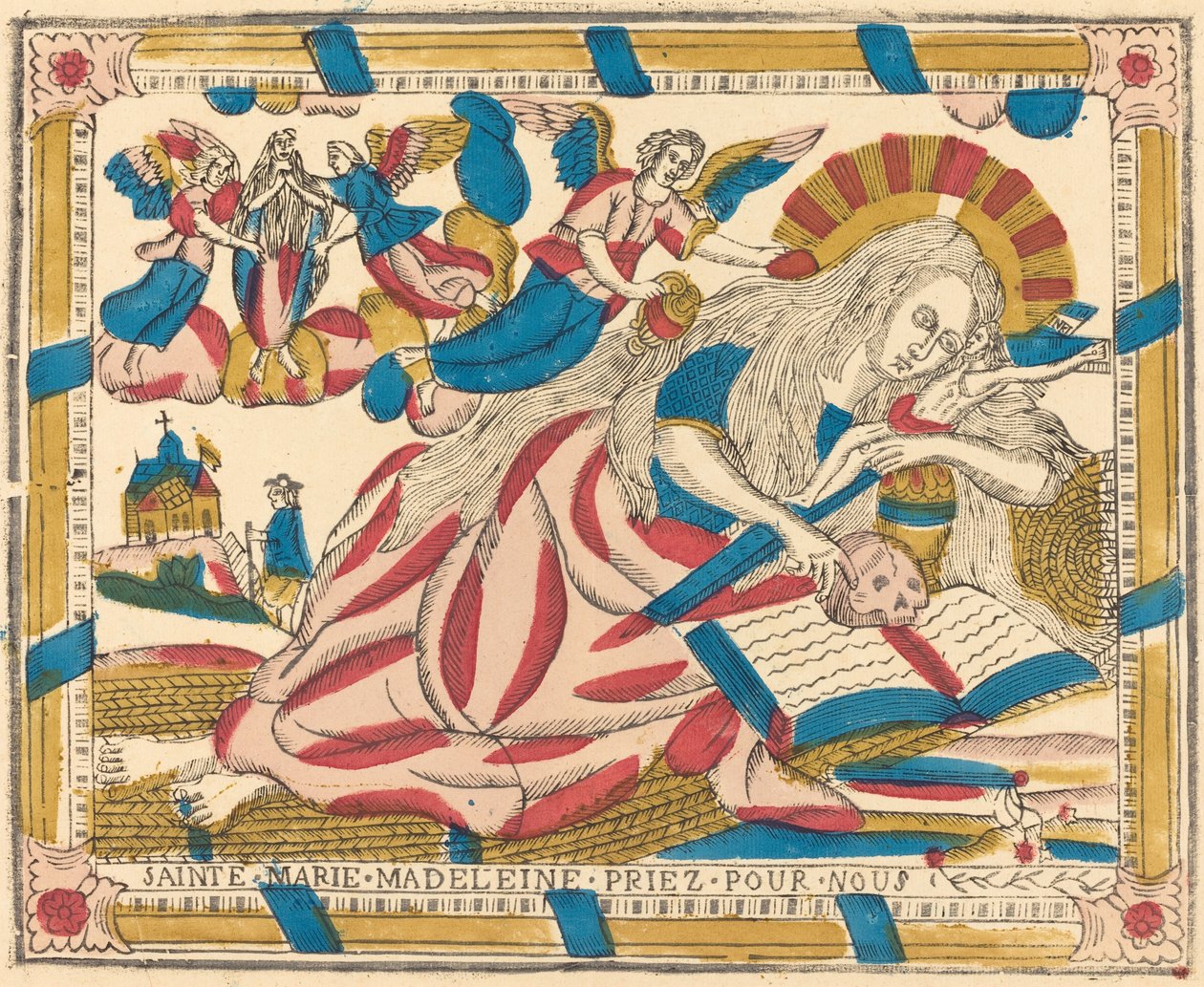 Św. Maria Magdalena módl się za nami, c. 1820. autorstwa Unbekannt